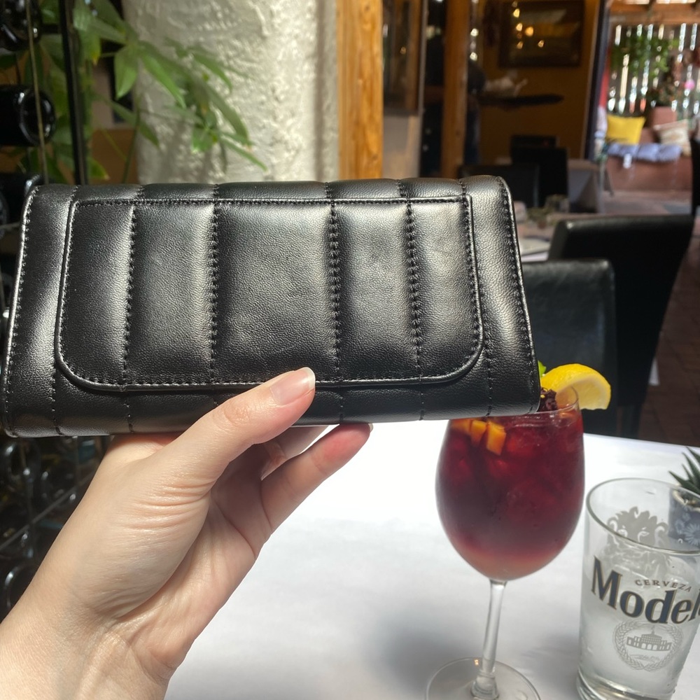 ⚡️NWT⚡️Tory Burch Kira Heirloom Quilted Envelope Wallet - Picture 2 of 13